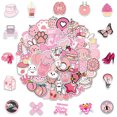 thumbnail image 4 of 100pcs pink cute sticker, 4 of 7