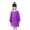 0-Purple2630, variant on Tiijoy Girls Waterproof Long Sleeve Smock Apron Solid Artist Painting Smock, Sizes 4-8