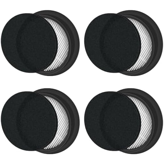 Vacuum Cleaner Filter Replacement Compatible with SMOTURE VAC01/VAC02/VC70 Cordless Vacuum Cleaner&ozeeco EC01 Vacuum Cleaner Filter-4Pack$$Household Cleaning Products & Supplies