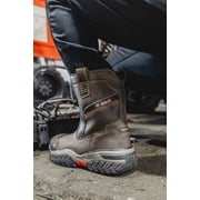 Bobcat Men’s Frontier Wellington Waterproof Pull-On Composite Toe Work Boot, Wide Available
