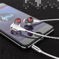 thumbnail image 4 of Gwong Electrónica 1set Auriculares Auriculares Doble Mover Mover Bobina Ajustable Moda Auriculares con cable para teléfonos inteligentes, 4 of 6