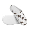 thumbnail image 3 of Kdxio Dachshund Dog Women's Men's Slippers Plush Slip-On House Slipper for Winter Indoor Soft Cushion Non-slip Fluffy Slides Slippers-37/38, 3 of 7