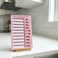 thumbnail image 6 of Chore Chart Board - Daily To Do List Tracker - Portable Checklist Board for Adults - Task Management Planner - 1 Pack - Pink, 6 of 8