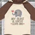 thumbnail image 4 of Inktastic Aunt and Uncle Love Me Nephew Boys or Girls Long Sleeve Baby Bodysuit, 4 of 5