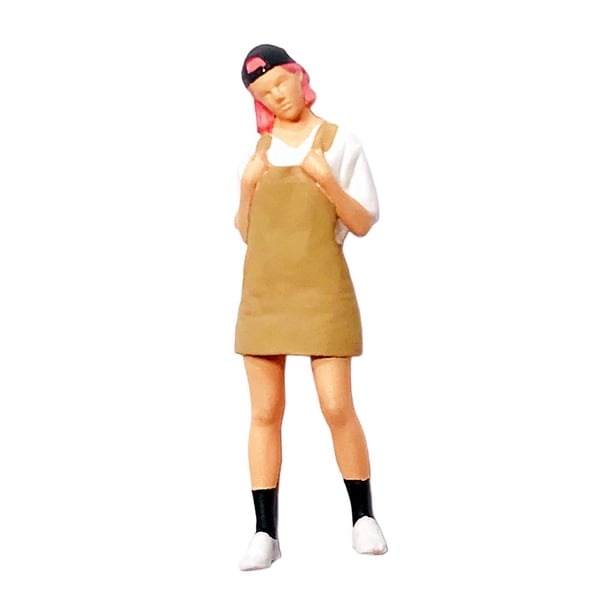 Figuritas de Resina 1:64 para s, Juguetes para s Pequeñas, Juego para Escena en Miniatura de Diorama , Yotijar Figuras de personas