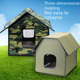 thumbnail image 4 of Nido para gatos errantes, nido para gatos al aire libre, impermeable, nido para perros, nido para mascotas, esterilla, jaula extraíble y lavable, almacenamiento conveniente., 4 of 5