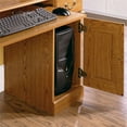 thumbnail image 4 of Bowery Hill Small Computer Desk with Hutch in Carolina Oak, 4 of 4