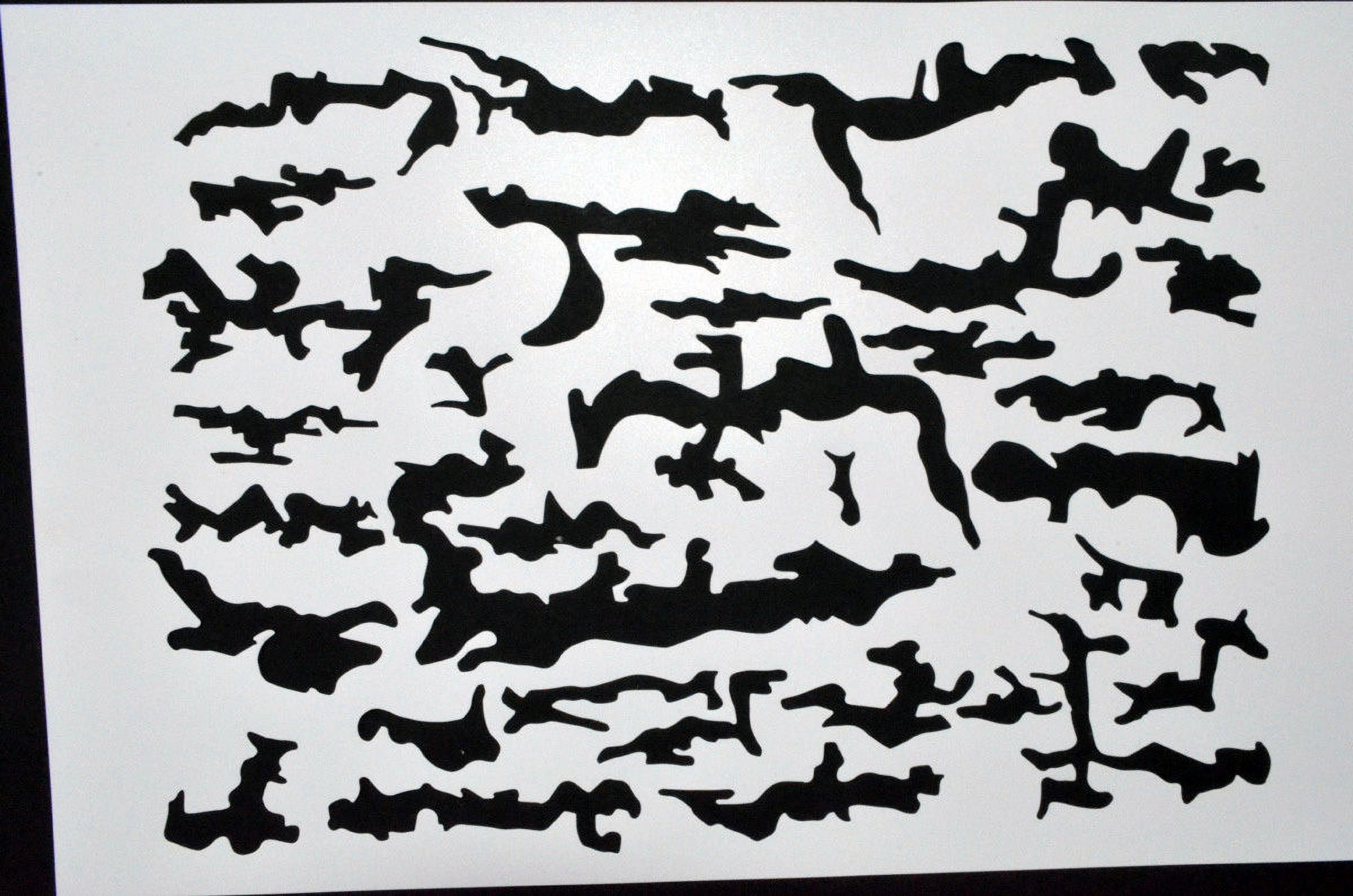 Primary Arms Camo Spray Paint Stencil (Model: Multiple Terrain),  Accessories & Parts, Spray Paint -  Airsoft Superstore