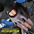 thumbnail image 5 of Ben Din Clothing Weight Lifting Mesh Workout Gloves for Men & Women Large Black/Grey, 5 of 7