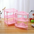 thumbnail image 3 of SPRING PARK 3 Layer Square Triangular Corner Storage Organizing Caddy Stand for Bathroom, 3 of 7