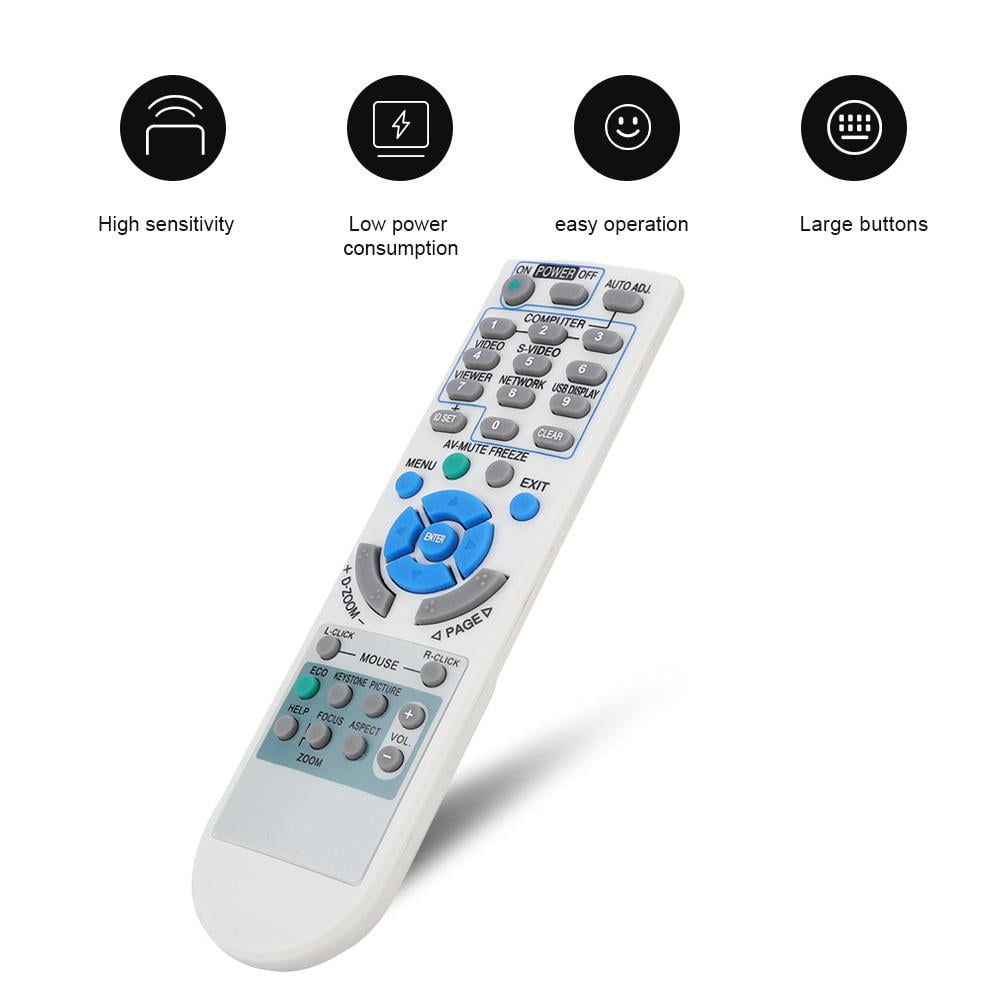 Mgaxyff Projector Remote Control For NEC, Long Distance Remote Control