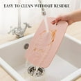 thumbnail image 5 of Plastic Cutting Board Set of 3, Thick Chopping Boards for Meat Veggies Fruits, Easy Grip Handle, Dishwasher Safe, Kitchen Prep Tools (Pink), 5 of 5