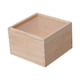 thumbnail image 5 of Caja de madera organizadora de joyas, caja de recuerdos portátil, cajas de madera con cierre transparente 12cmx12cmx8cm, 5 of 9