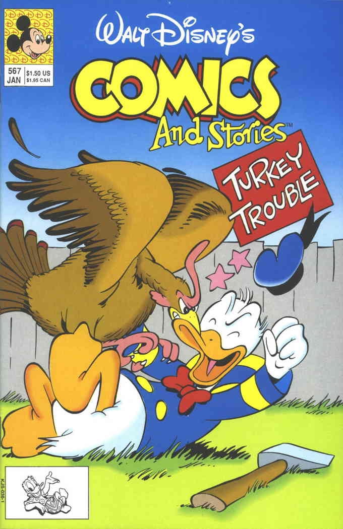 Cover of Walt Disney's Comics and Stories #567