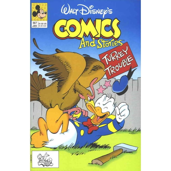 Walt Disney's Comics and Stories #567 VF ; Disney Comic Book