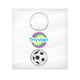 thumbnail image 5 of KAKOWELY Llavero con forma de balón de fútbol, mochila, llavero con temática deportiva, llavero con bola giratoria, regalo de cumpleaños, 5 of 5