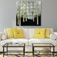 thumbnail image 4 of Empire Art Direct Gilt Treeline I Reverse Printed Tempered Glass with Silver Leaf Wall Art, 38" x 38" x 0.2", Ready to Hang, 4 of 10