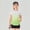 Light Green, variant on Girls T-shirts Athletic Mesh Short Sleeve Tee Breathable Short Sleeves T-shirts Rainbow Gradient Color Tennis Shirt for Girls (Multicolour 3-4 Years)