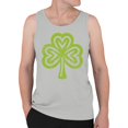 thumbnail image 2 of Heart-Shaped Shamrock St. Patricks Day Symbol of Luck Men's Tank Top, 2 of 3