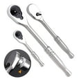 thumbnail image 3 of 1/3pcs 120 Tooth Quick Ratchet Wrench Socket Wrench 1/4 3/8 1/2 Drive Quick-Release Socket Spanner Home Repair Hand Tools, 3 of 8