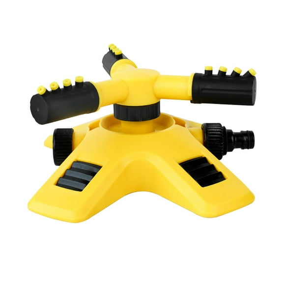 Aspersor de jardín, aspersor automático para césped, con rotación de 360 brazo aspersores de agua ajustables para plantas de jardín, SM SunniMix Aspersor de césped