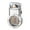 Silver, variant on Gold Windproof Lighter Double Flame Butane Lighter Transparent Gas Chamber Alloy Metal Body Refillable Lighter Catapult Ignition Design 1 Pc 0.167 Lbs