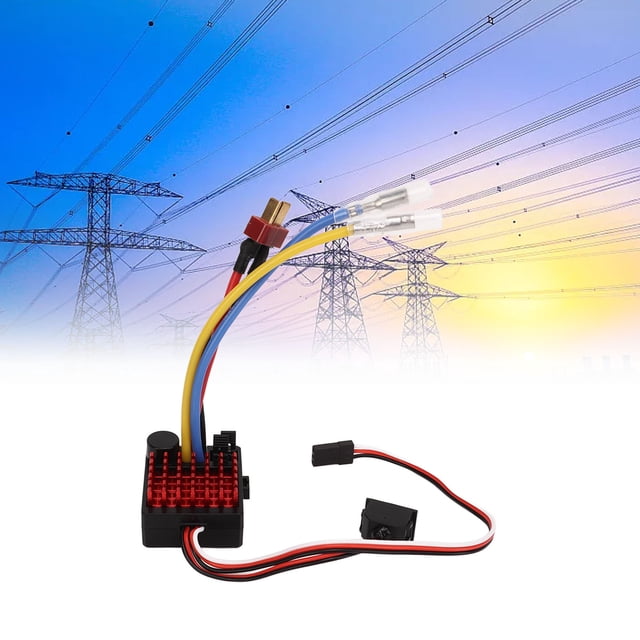 Cepillado AJL 6860 RTR RC coche cepillado ESC 60A Controlador Electrónico De Velocidad Impermeable Para Modelos 1/10 RC coche barco tanque