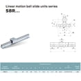 thumbnail image 4 of Riel Lineal Acero Plateado Y Aleación De Aluminio Varilla De Eje Totalmente Compatible Con 4 Sbr16Uu Negro Para Máquina De Automatización Sbr16-300/400/500Mm(11.79/15.72/19.65Inch) matsuzay TO005416-02, 4 of 7