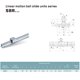 thumbnail image 4 of Riel Lineal Acero Plateado Y Aleación De Aluminio Varilla De Eje Totalmente Compatible Con 4 Sbr16Uu Negro Para Máquina De Automatización Sbr16-300/400/500Mm(11.79/15.72/19.65Inch) Cateissary TO005416-01, 4 of 7