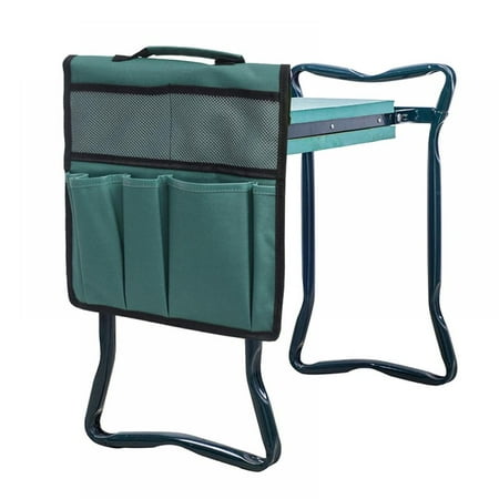 

Yinrunx Garden Tool Bag Set Portable Oxford Gardening Storage Organizer Carry Bag with Handle Bag Waterproof Multifunctional Gardening Hand Tool Storage Stool Bag Cart Storage Bag Tool Bag Black