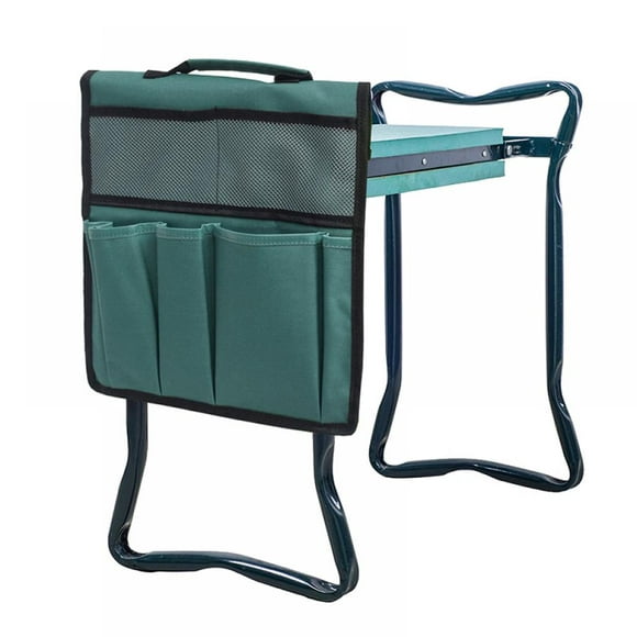 Greyghost Garden Kneeler Tool Bag Garden Kneeler Seat Tool Bag Outdoor Work Portable Cart Storage Pouch Toolkit