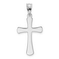 thumbnail image 5 of Auriga Fine Jewelry 14K White Gold Hollow Cross Pendant for Women (L-33 mm,W-16 mm), 5 of 6
