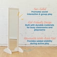 thumbnail image 5 of ECR4Kids Wooden Double-Sided Bi-Directional Mirror, Montessori Furniture, White Wash, 5 of 9