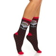 thumbnail image 5 of Yacht & Smith Womens Christmas Socks, Novelty Holiday Socks, Fun Colorful Festive, Crew, Slipper Socks, 9-11, 5 of 6