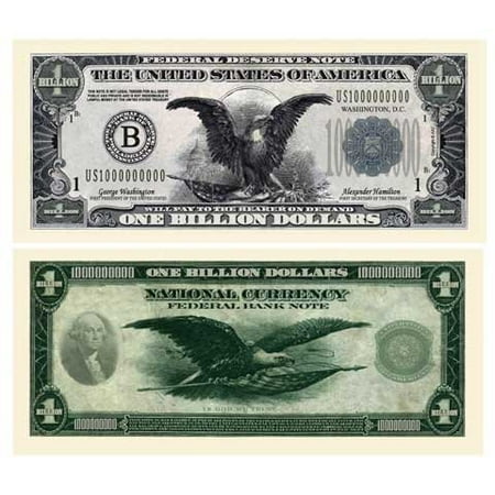 Five Dollar Gift Card - 5 Billion Dollar Federal Reserve Note with Bonus “Thanks a Million” Gift Card Set