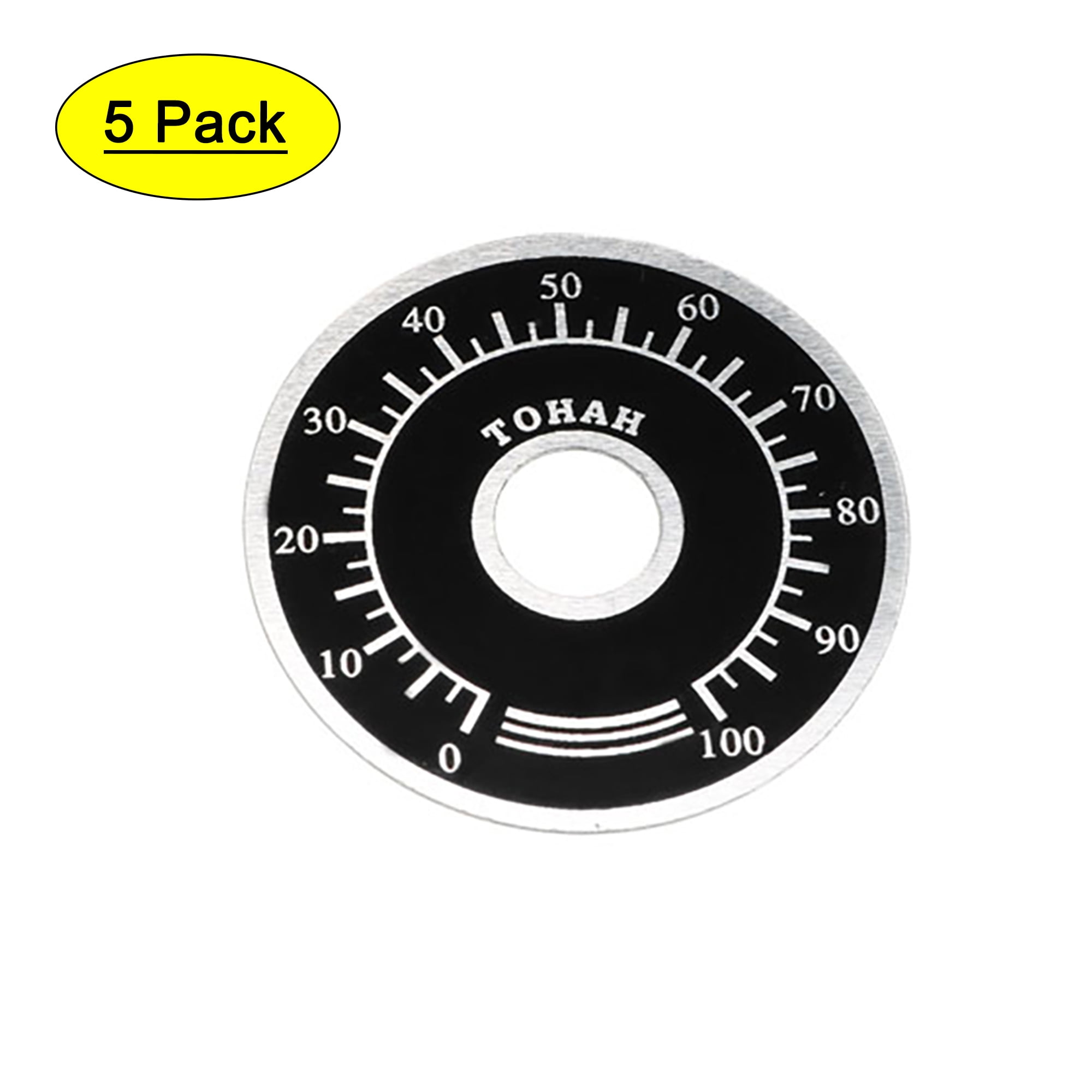 Uxcell Rheostat Variable Transformer Potentiometer Control Dial Face