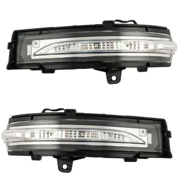 TRQ Mirror Mounted Turn Signal LED Pair Driver Passenger LH RH for Ford Edge New MSA04519