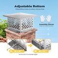 thumbnail image 4 of VIVOHOME Bouchon de Cheminée, Couvercle de Cheminée Carré 13 Pouces x 13 Pouces, Couvercle de Conduit de Cheminée en Acier Inoxydable avec Fond Réglable, Couvercle de Cheminée en Maille, 4 of 7
