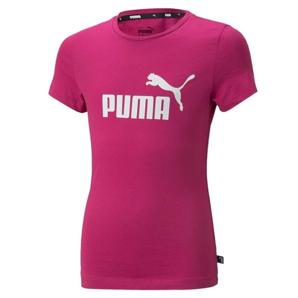 Playera Puma ESS Logo Tee para Niñas 587029-14 fucsia S Puma 587029-14 PLAY. ESS LOGO TEE