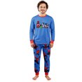 thumbnail image 3 of Superhero Long Sleeve Family Matching Pajamas Set Hero Pattern Sleepwear Spider Loungewear Nightwear for Christmas Holiday Men 3XL, 3 of 3