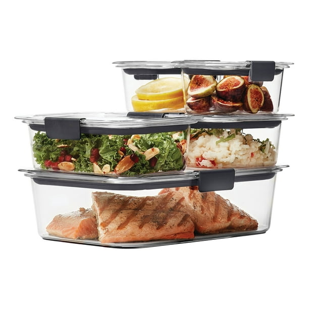 Rubbermaid Brilliance Food Storage Containers, 10-Piece Set