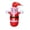 Tall Santa wobble inflatable, variant on Kuokaa Inflatable Reindeer Ring Toss Christmas Game, Wobbling Roly-Poly Reindeer Decoration with 4 Rings for Indoor Outdoor Holiday Party Yard Home Decor