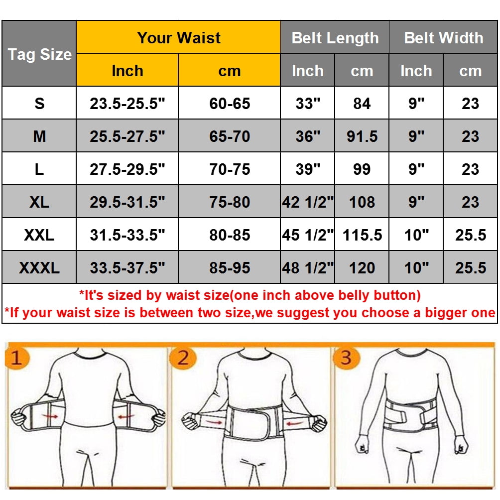 Vaslanda Neoprene Waist Trainer Belt for Men - Waist Cincher Trimmer - Slimming Body Shaper Belt - Sport Girdle Belt