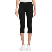 No Boundaries Juniors Mid Rise Capri Leggings, Sizes S-3X