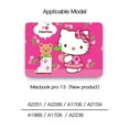 thumbnail image 5 of Hello kitty MacBook pro 13" case A2338 A2251 A2289 A2159 A1989 A1708 A1706 plastic hardshell case, 5 of 5