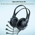 thumbnail image 5 of Philips Wired Over Ear Stereo Headphones W Mic & 2-to-1 Adapter for Zoom, 5 of 8