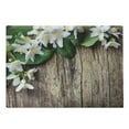thumbnail image 1 of Rustic Wood Cutting Board, Jasmine Flower on the Table Retro Style Composition, Decorative Tempered Glass Cutting and Serving Board, in 3 Sizes, by Ambesonne, 1 of 2
