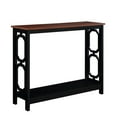 thumbnail image 1 of Convenience Concepts Omega Table Console, Fini Bois Cerisier et Noir, 1 of 5