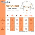 thumbnail image 2 of ProtectX 2-Pack High Visibility Short Sleeve Construction Work T-Shirts, Comfortable Cotton Blend Men's Athletic Shirt, 2 of 6