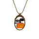 thumbnail image 1 of Tres calabazas Halloween Hallowmas Collar Colgante Vintage de bronce antiguo de joyeria de lujo de regalo Unbranded M, 1 of 3